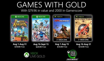 Portal Knights e Override estarão no Xbox Games With Gold de agosto