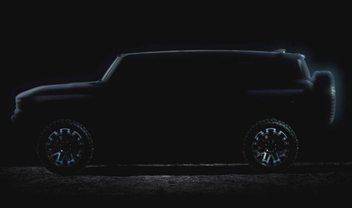 GM divulga teaser do novo Hummer EV e confirma produção para 2021