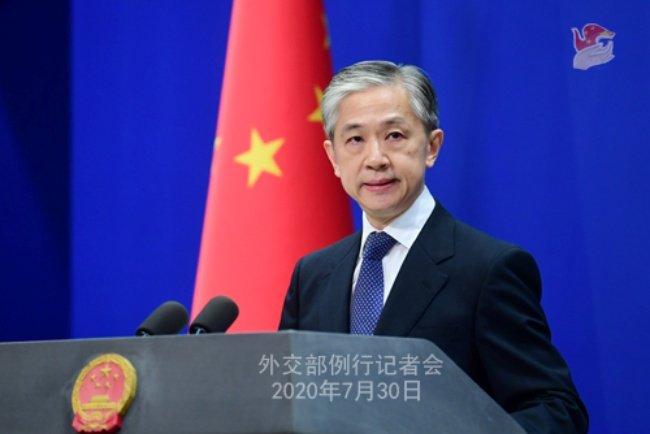O porta-voz do governo chinês Wang Wenbin fez duras críticas aos Estados Unidos.