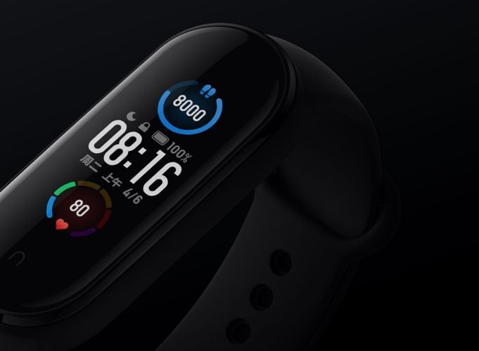 Design do Smartband Xiaomi Mi Band 5