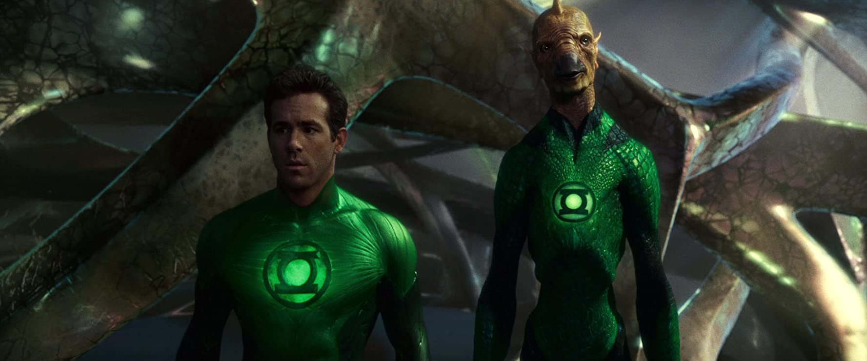 Lanterna Verde (2011) foi bem criticado devido aos efeitos visuais.