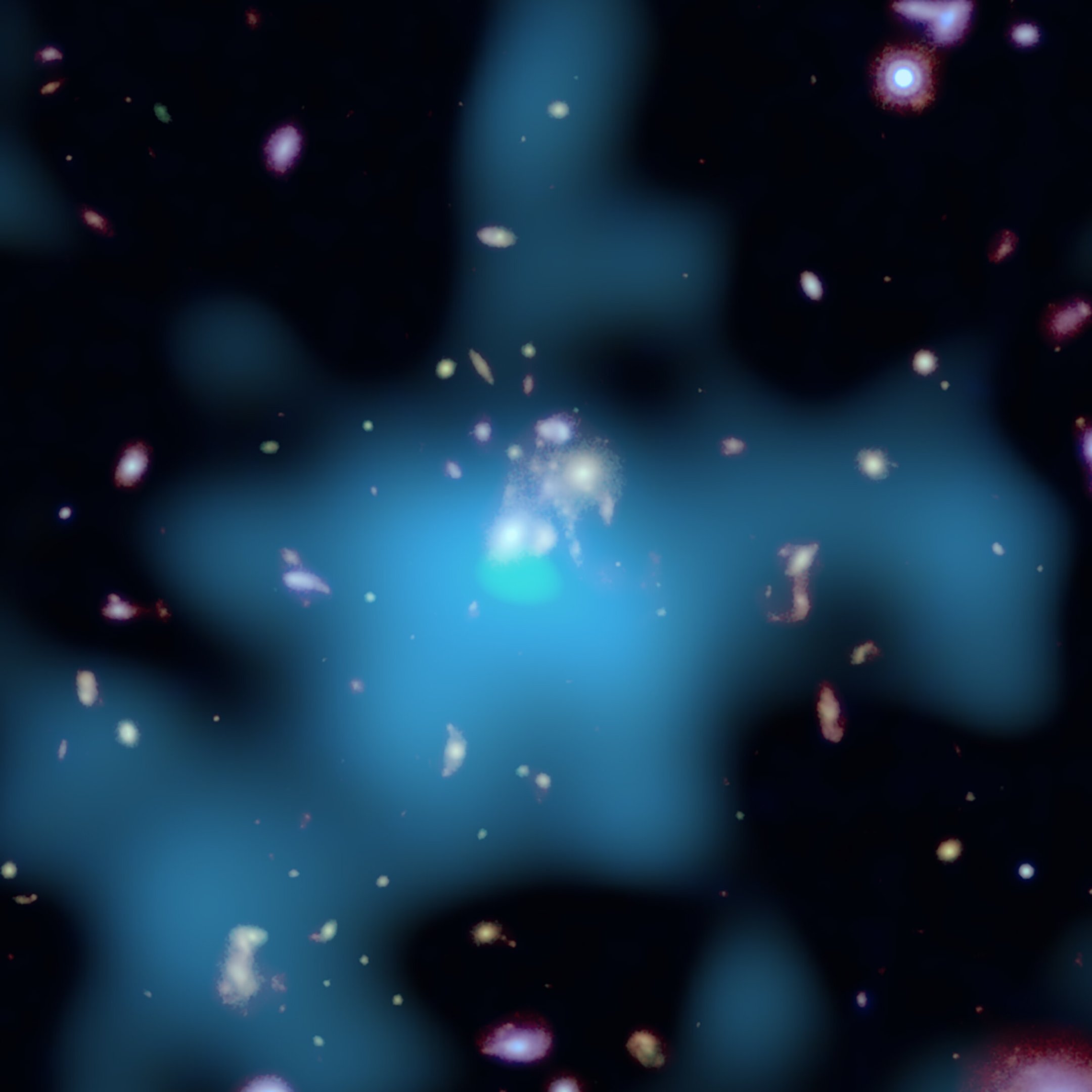 Aglomerado de galáxias SpARCS1049 e a produção de novas estrelas