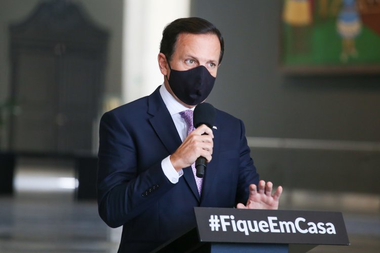 Expectativa de João Doria, governador de São Paulo, é que todos sejam vacinados contra covid-19 no Brasil até fevereiro de 2021.