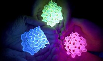 Impressão 3D possibilita criação de objetos 100% fluorescentes 