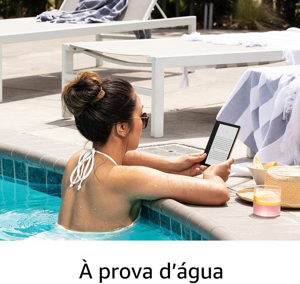 Você pode ler ebooks na piscina ou praia