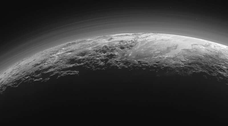 Imagens de Plutão fornecidas pela sonda New Horizons