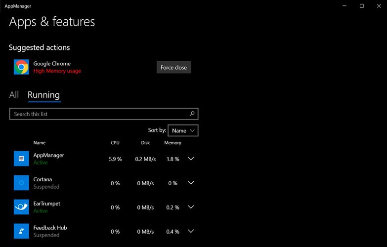 Ainda em desenvolvimento, ferramenta do Windows avisa sobre apps que consomem muitos recursos