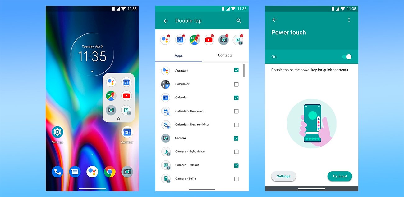 Novo aplicativo Moto Power Touch lançado para o Moto G 5G Plus.