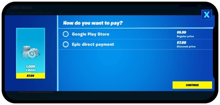 Com o novo sistema de pagamentos, o usuário tem desconto em relação à loja oficial.
