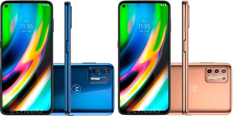 O Moto G9 Plus.