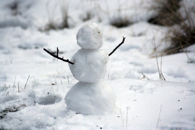 Muita gente está esperando para fazer seu boneco de neve nas cidades catarinenses.