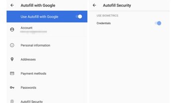 Android vai exigir biometria para preencher senha automaticamente