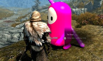 Skyrim: mod coloca os personagens de Fall Guys no jogo