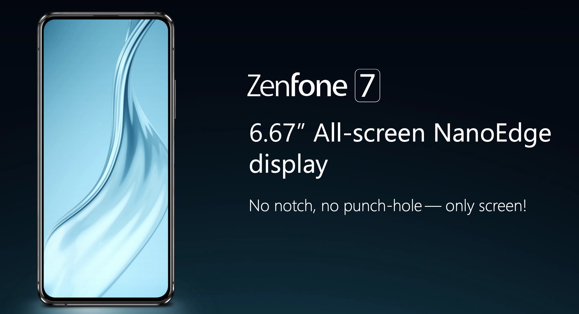 Novos Zenfone 7 e Zenfone 7 Pro.