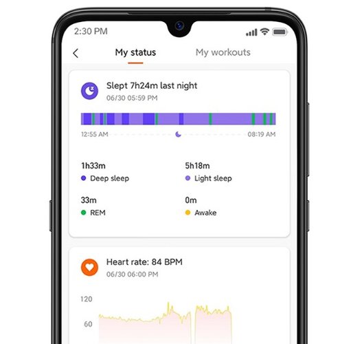 O app da Mi Band também foi atualizado.