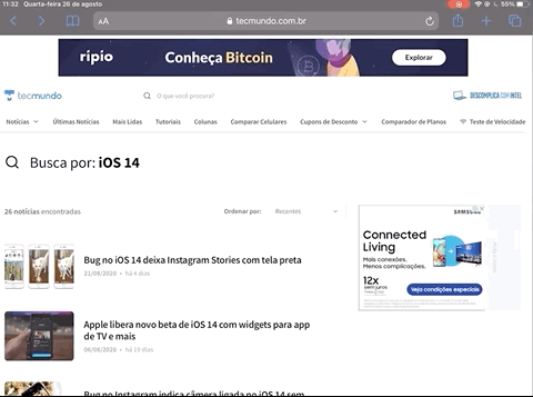 iPadOS 14 permite ao usuário navegar em apps enquanto interage com assistente Siri.