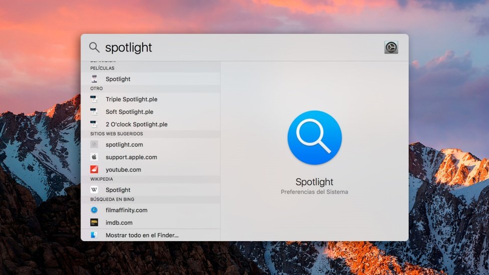 Spotlight: ferramenta de buscas dos sistemas operacionais da Apple.