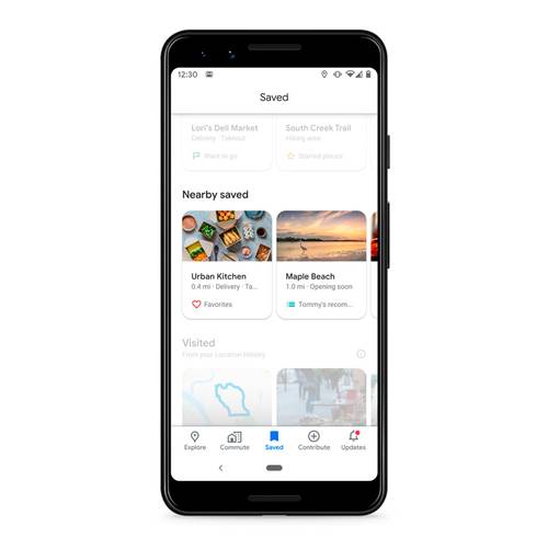 A Google aprimorou a visualização de itens salvos no Maps