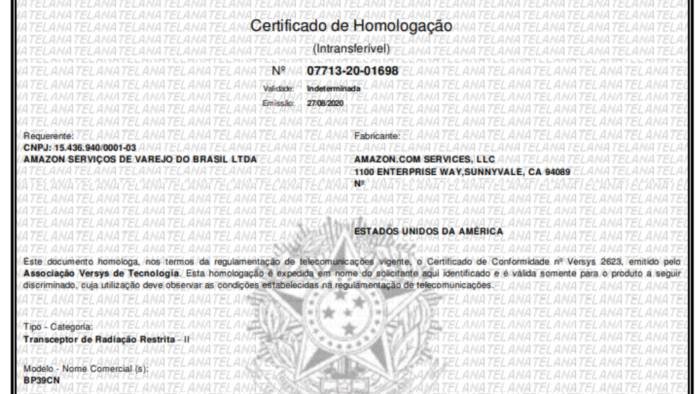 Documento da Anatel indica que Amazon Echo Auto pode ser vendido no Brasil.