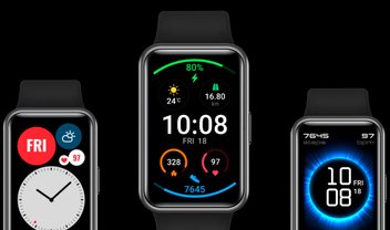 Huawei Watch Fit chega com tela retangular e 10 dias de bateria