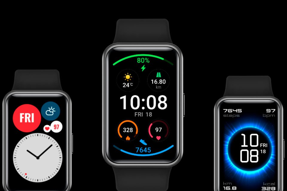 O relógio inteligente traz interface customizável