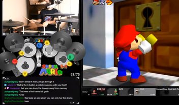 Streamer usa bateria para zerar Super Mario 64 em menos de 30 min