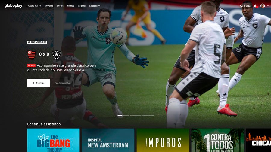 Os usuários do novo plano poderão assistir jogos de futebol ao vivo no Globoplay