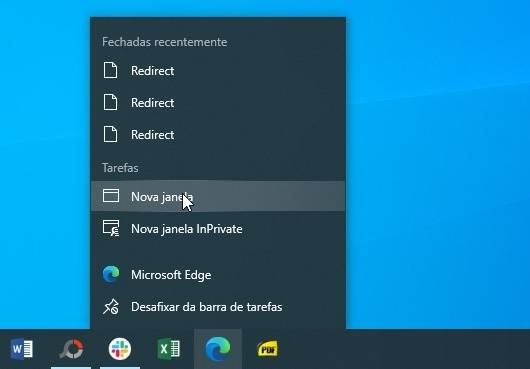 O menu da Barra de tarefas abre mais lento do que deveria, segundo a denúncia.