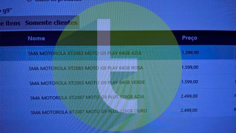 Motorola XT2083 G9 Play e XT2087 G9 Plus por R$ 1.599,00 e R$ 2.499,00, respectivamente.