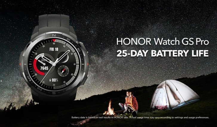 O Honor Watch GS Pro entrega até 25 dias de bateria