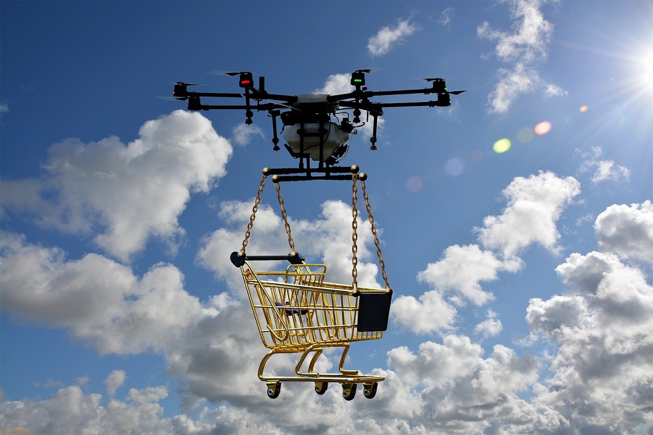 Entregas via drones começam a se tornar realidade.