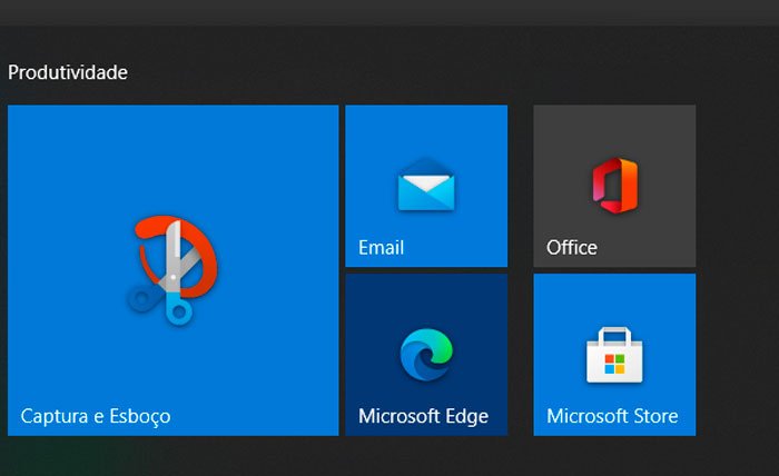 Captura e Esboço e outros apps do Windows com Fluent Design
