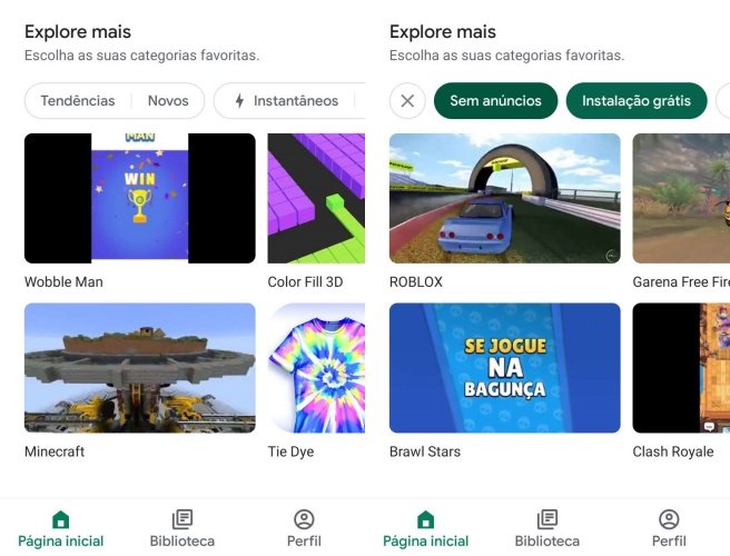 Google permite experimentar alguns jogos para Android sem instalá