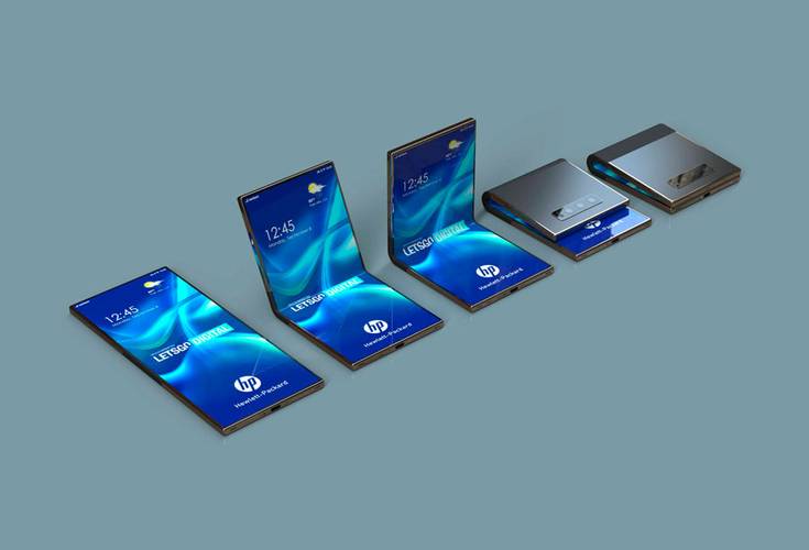 Celular da HP aparece em renderizações sem entalhe na tela
