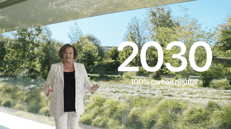 Lisa Jackson anuncia esforços para reduzir o impacto ambiental (Fonte: Apple/Divulgação)