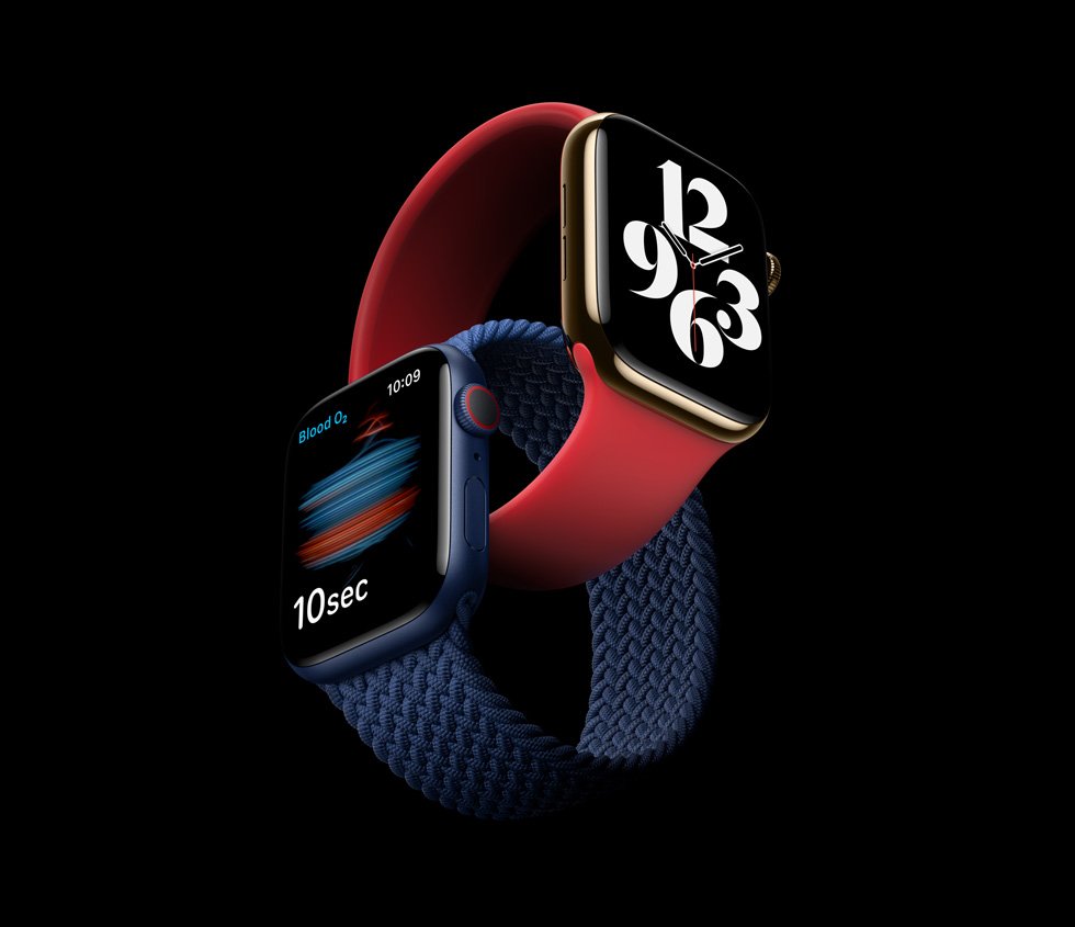Design do Apple Watch Series 6.