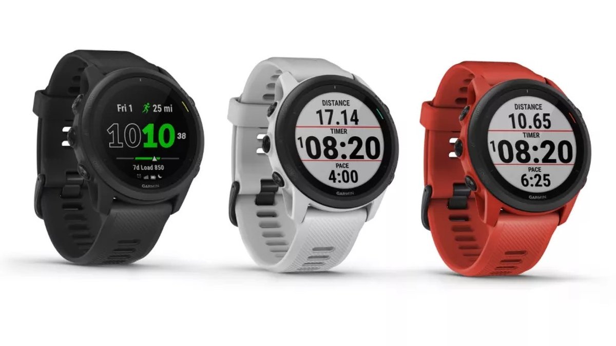 Mega Eletrônicos - O Relógio Cardíaco Garmin Forerunner compatível com  aplicativo Garmin Connect, mede a frequência cardíaca e o nivel de  saturação de oxigênio no sangue através do pulso, permite criar rotas