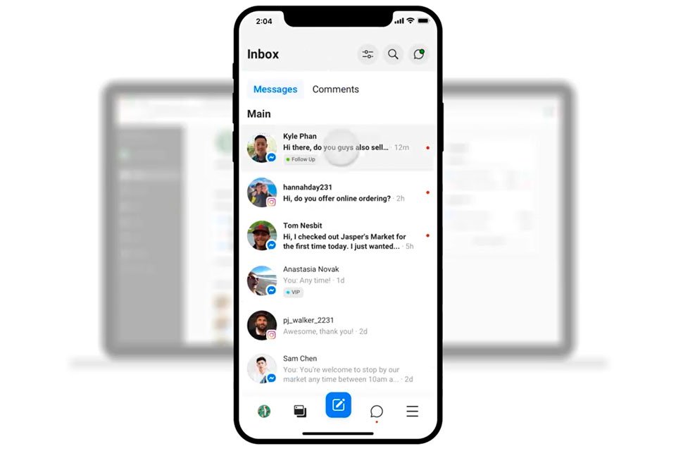 O Facebook Business Suite traz uma caixa de entrada única para Messenger e Instagram
