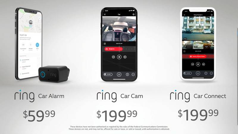 Nova linha de produtos da Ring é focada em carros
