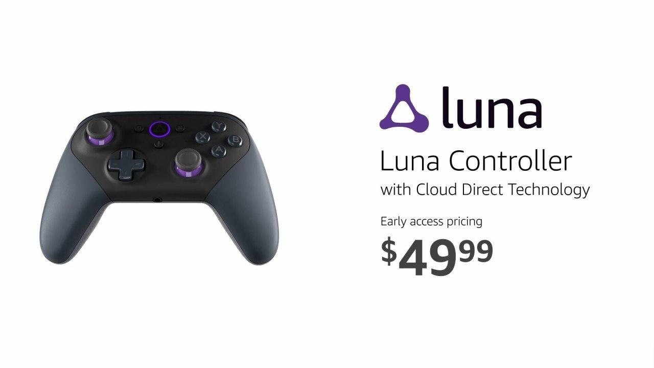 Luna:  apresenta novo serviço de jogos na nuvem e gamepad