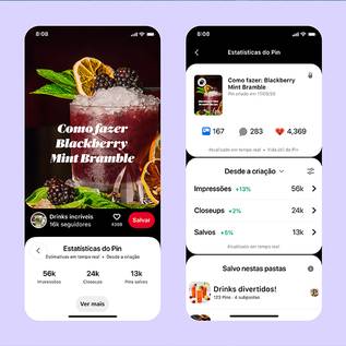Imagem de Pinterest lança seus próprios stories, os 'Pins de História'