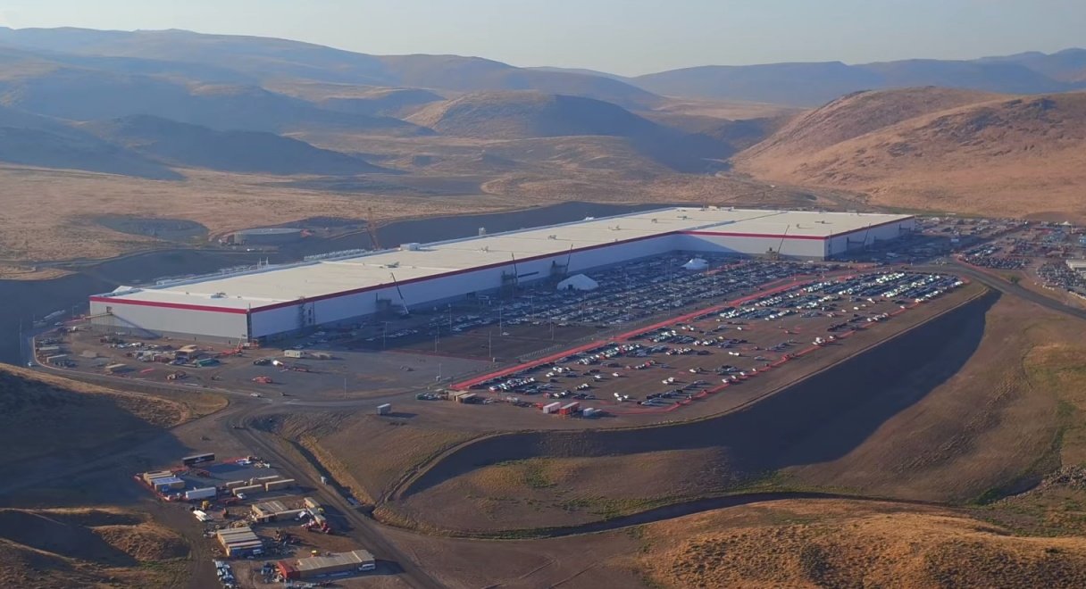 Gigafactory da Tesla, em Nevada.