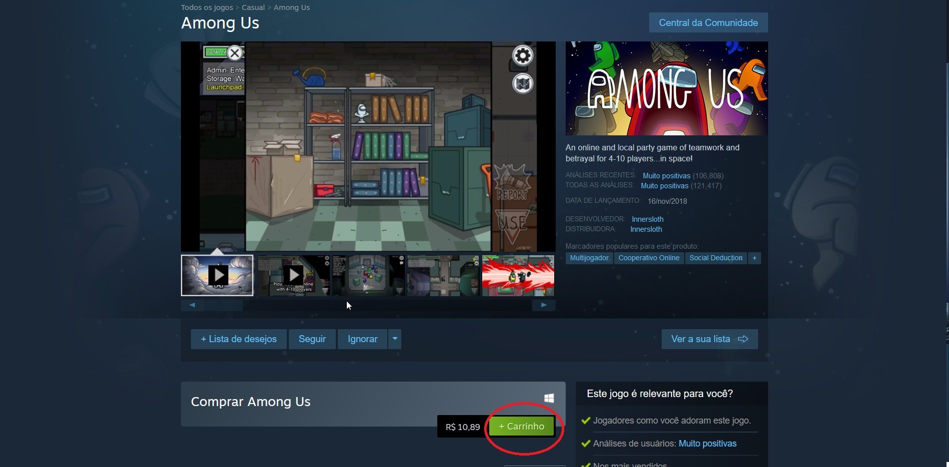 Buy Among Us Steam