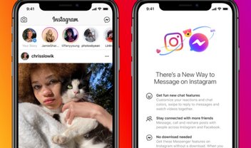 Facebook une chats do Messenger e Instagram