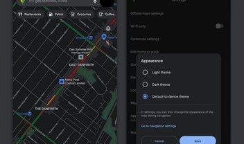 Modo escuro do Google Maps começa a ser liberado no Android
