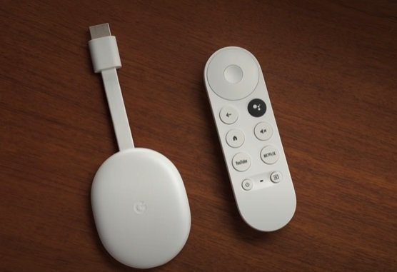 O novo Chromecast com Google TV.