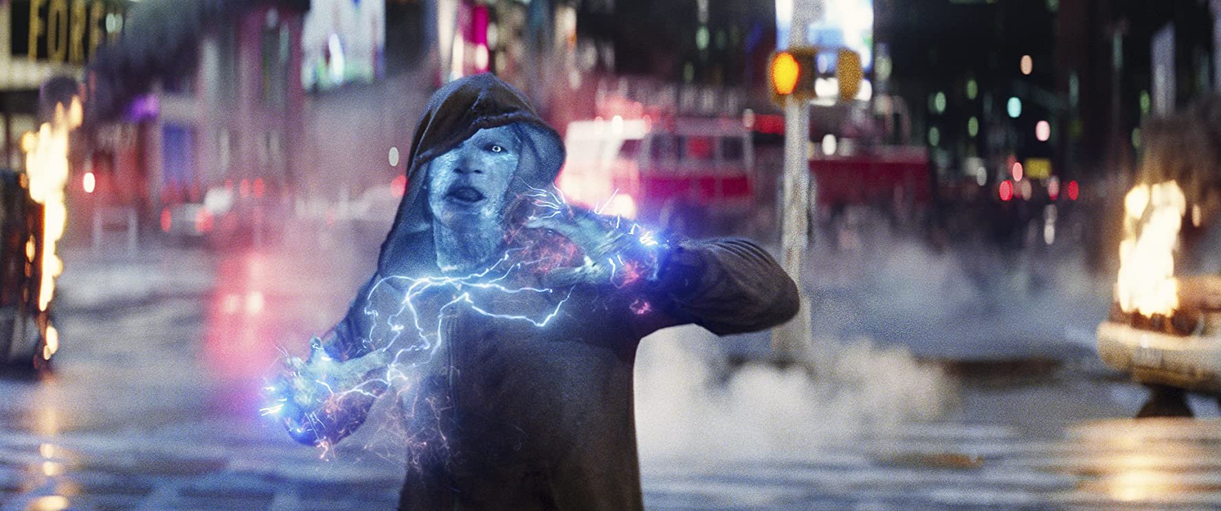 Jamie Foxx como Electro em Espetacular Homem-Aranha 2 (2014).