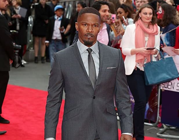 Jamie Foxx na premiere de Espetacular Homem-Aranha 2.