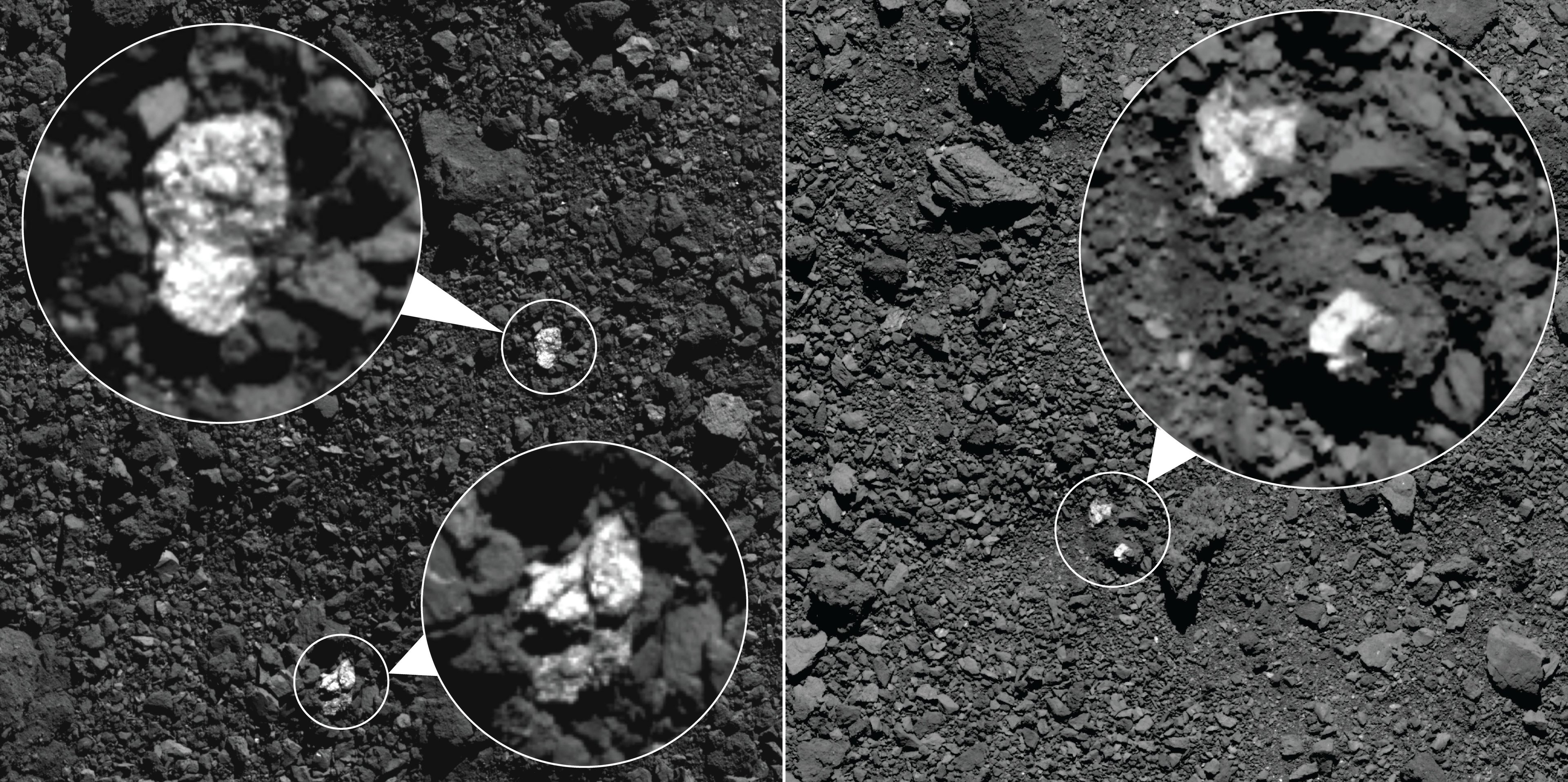 Pedaços do asteroide Vesta foram encontrados no Bennu.