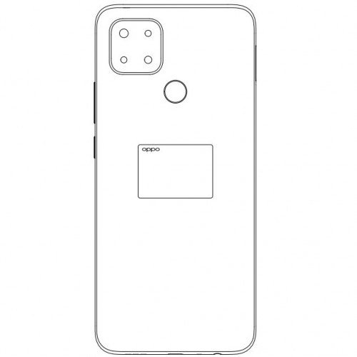 Design do modelo desconhecido da Oppo, semelhante ao Realme Narzo 20  (Fonte: AndroidGeek/Reprodução)